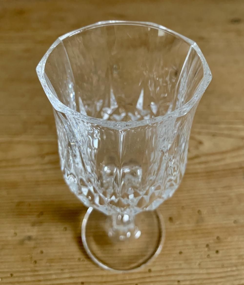 【kao様】フランス　アンティーク　グラス　ブルー SOLDOUT-フランス 70s 吹きガラス コバルトブルー ワイングラス