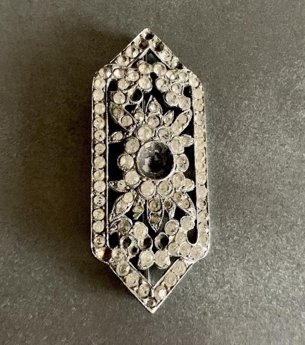 フランス ヴィンテージ ブローチ シンプルな輝き