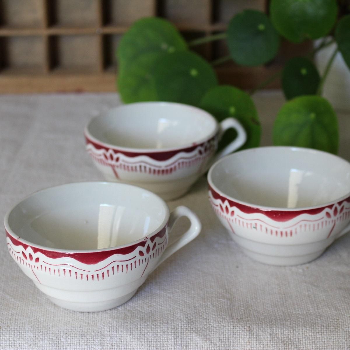 フランス アンティーク GIEN カップ1点 ジアン - ANTIQUE LEAVES