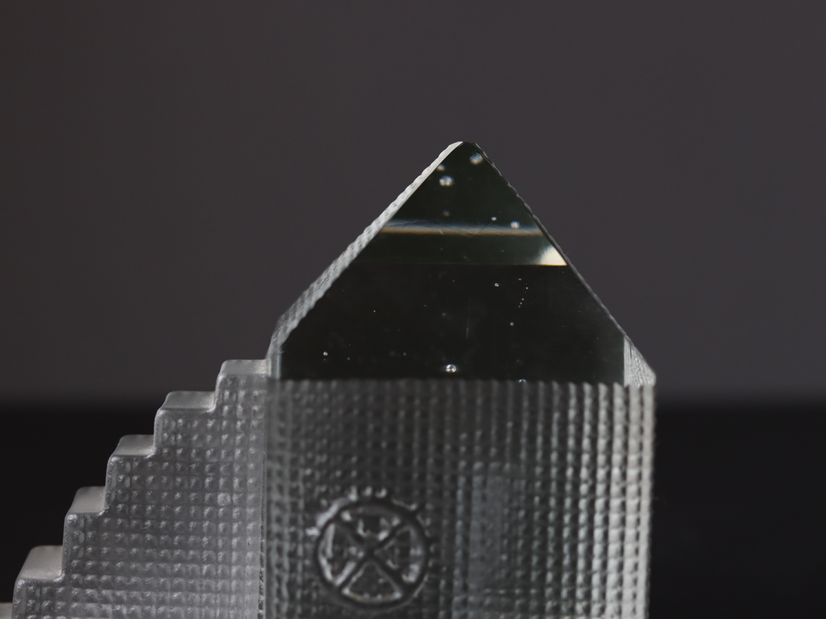 Studio Ahus Vintage スウェーデン　ヴィンテージ　ガラス工芸品 Vintage Studio Ahus Sweden Clear Apple Art | Mercari