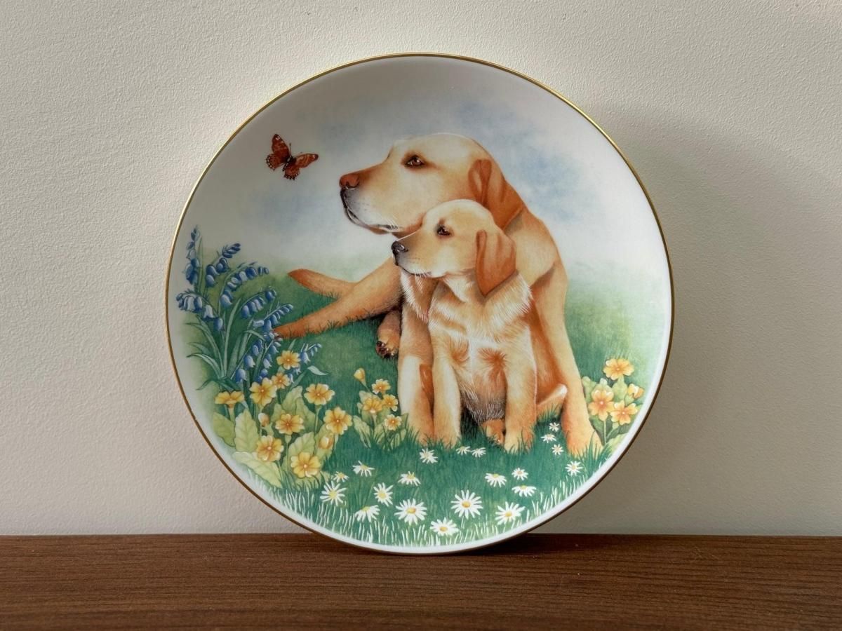 セシルアルダン　壁掛け　リトグラフ　西武　1910年　骨董市　犬　アンティーク セシルアルダン壁掛けリトグラフ西武1910年骨董市犬アンティーク