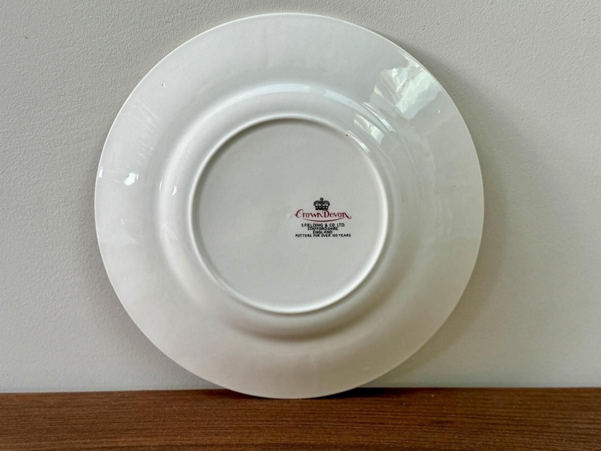 ヴィンテージ クラウンデヴォン 絵皿 草原のネズミ 1970年代