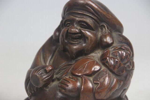 備前焼の大黒天B9、№003、アンティーク、陶芸品、希少品、 備前焼の大黒天B9、№003、アンティーク、陶芸品、希少品、