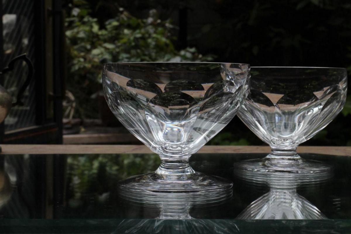 SAINT LOUIS サンルイ ワイングラス 2個アンティーク えりりん