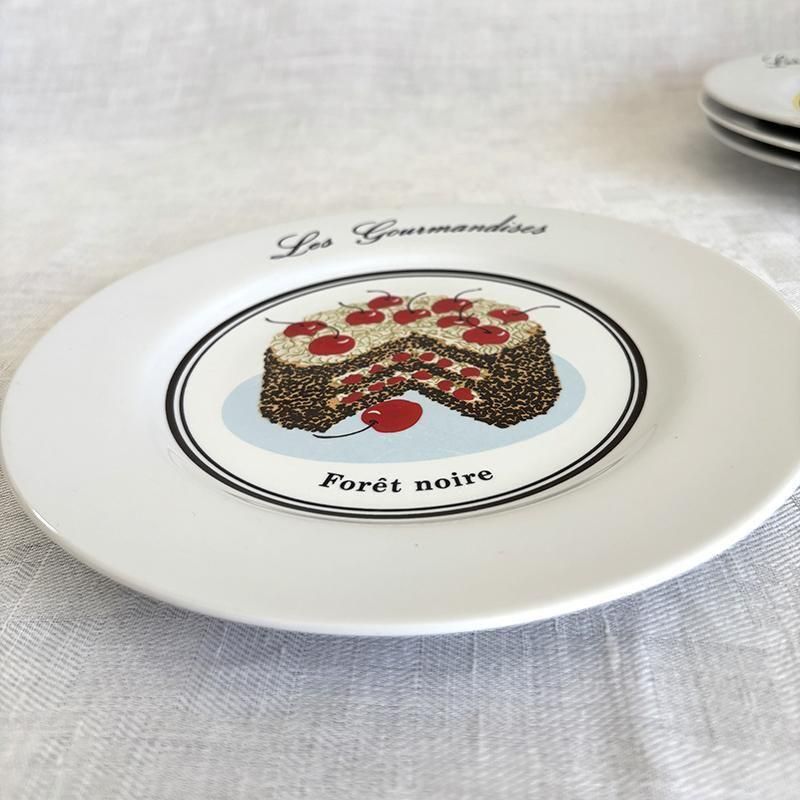 デザートプレート チョコレートケーキ 陶磁器製