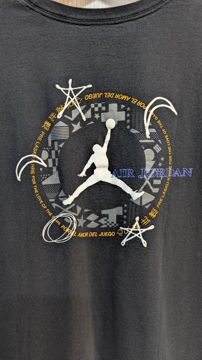 エアジョーダン ブラック Tシャツ メンズ 大サイズ