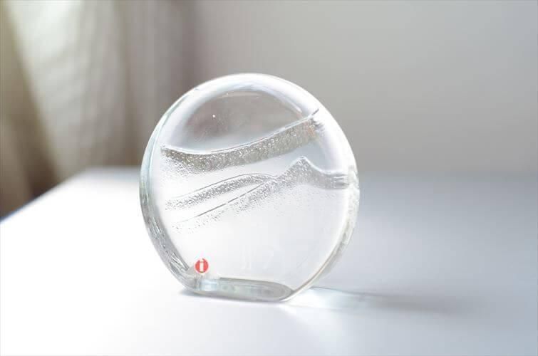 iittala 雪山 トナカイ ガラス オブジェ ヴィンテージ