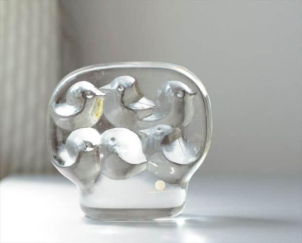  ե iittala Lintupuu Ļ 饹 ֥ å Jorma Vennola ڡѡ ̲ ƥ ơ_250805 ig4577