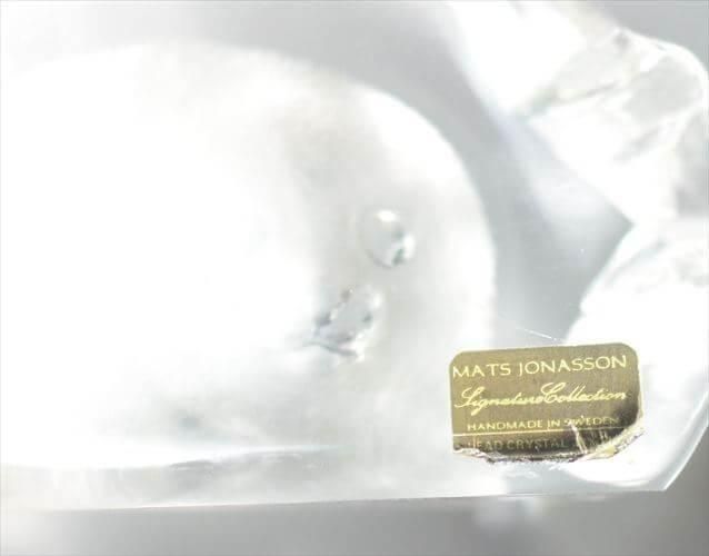 お値下げ　Mats Jonasson チューリップデザイン ガラス お値下げ Mats Jonasson チューリップデザイン ガラス