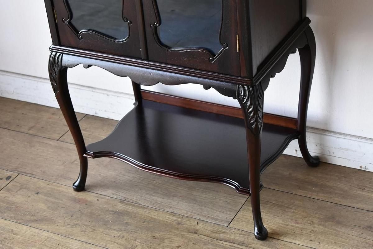 アンティーク ヴィクトリアンスタイル マホガニーキャビネット