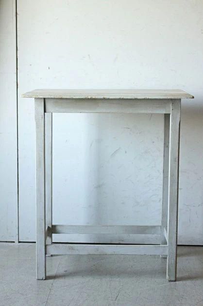 ブルーグレー オケージョナルテーブル イギリスアンティーク家具