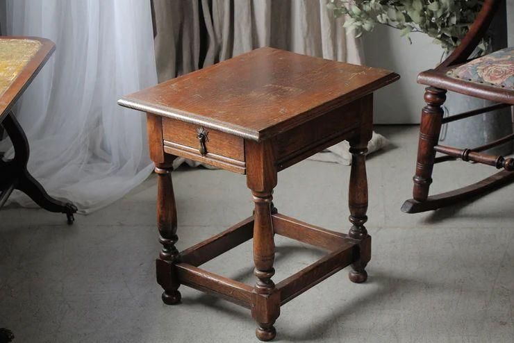 1920年代 オーク材 パブテーブル イギリスアンティーク