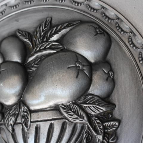 フランスアンティーク　バスク　コンポート ディゴワンサルグミンヌ バスク柄デイナープレート A フランス