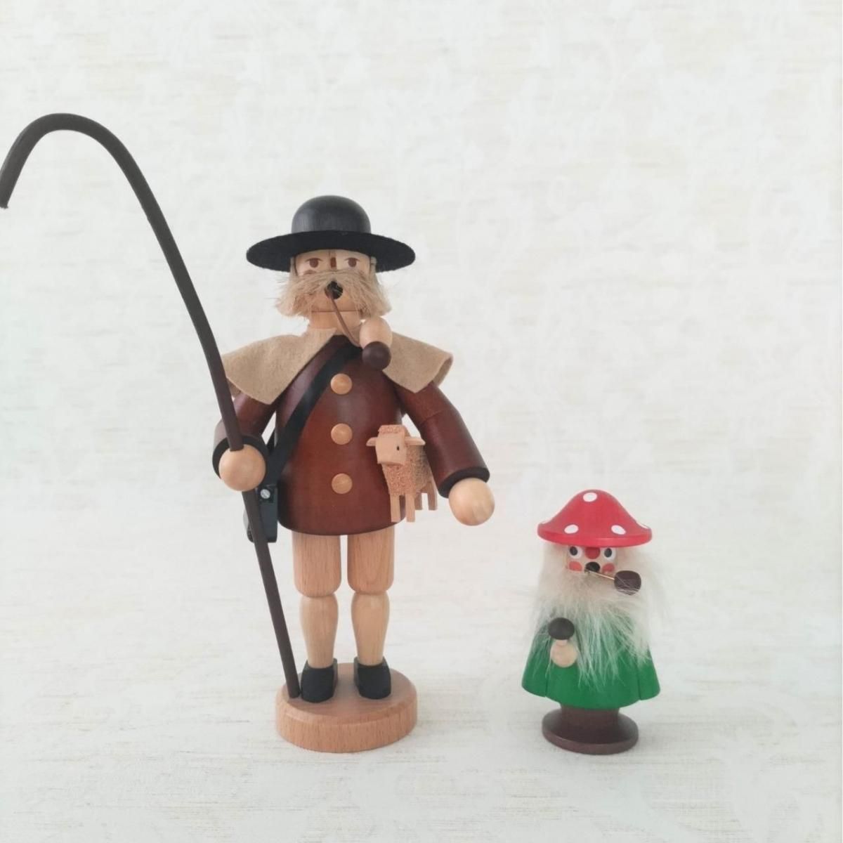 クリスチャン・ウルブリヒト 煙出し人形 羊飼い ヴィンテージ