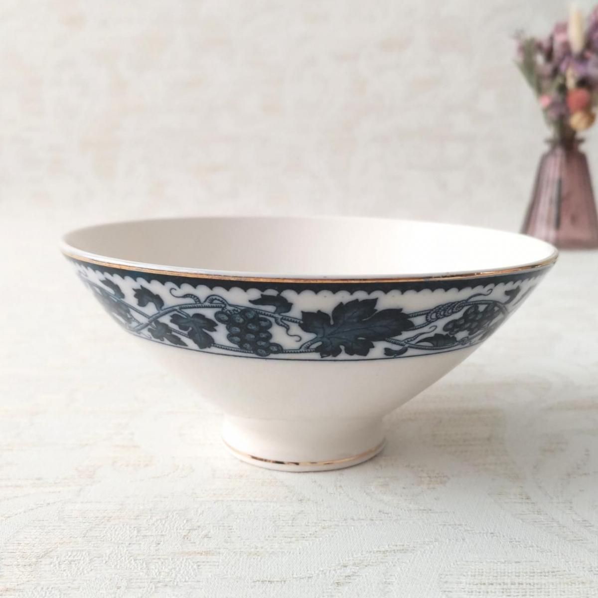 ダブルフェニックス　ウィロー　茶碗蒸し椀5個　ニッコー美品 ダブルフェニックス ウィロー 茶碗蒸し椀5個 ニッコー美品