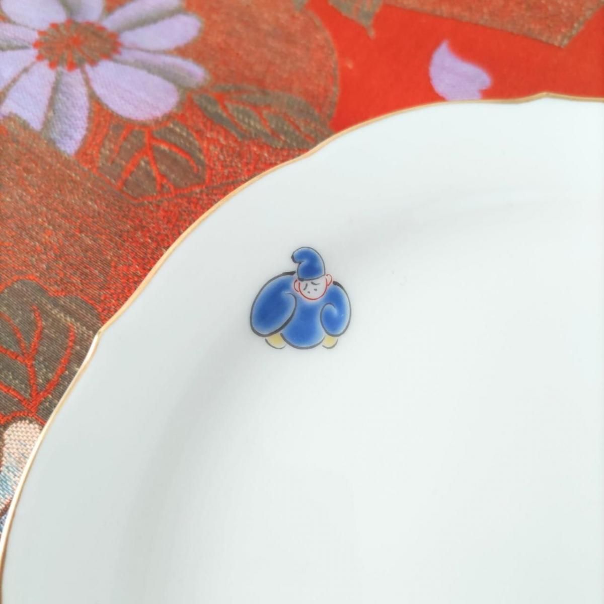昭和レトロ☆クラシカルvintage☆モダンアンティーク陶磁器 深川製 深川製磁 明治時代頃の鉢 花模様