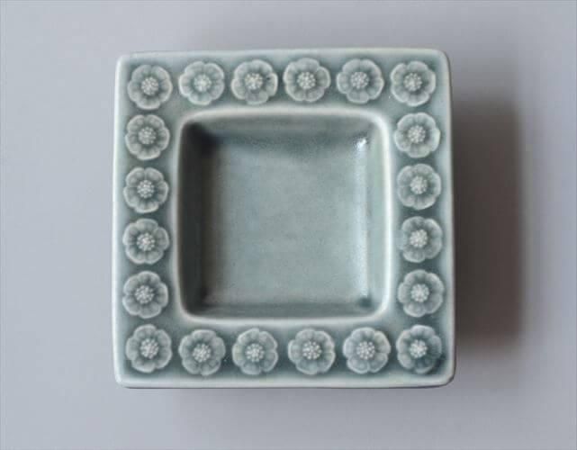 クイストゴー　ブルーアズール　スクエア皿　大皿 北欧デンマーク Jens H Quistgaard(イェンス・クイストゴー)Azur