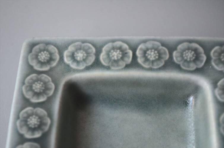 クイストゴー　ブルーアズール　スクエア皿　大皿 クイストゴー アズール スクエアトレイ 北欧ヴィンテージ