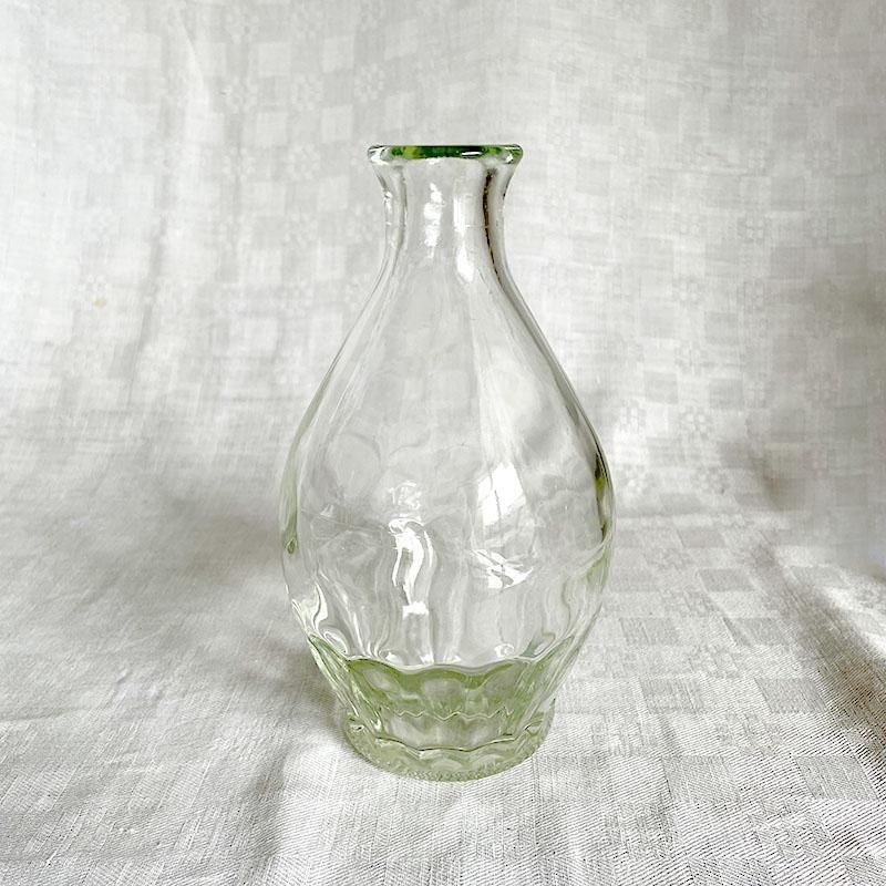 ヴィンテージ ガラスボトル 水差し 厚手ガラス