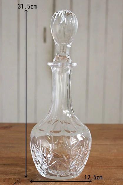 イギリス アンティーク ガラス デキャンタ ディフューザー用