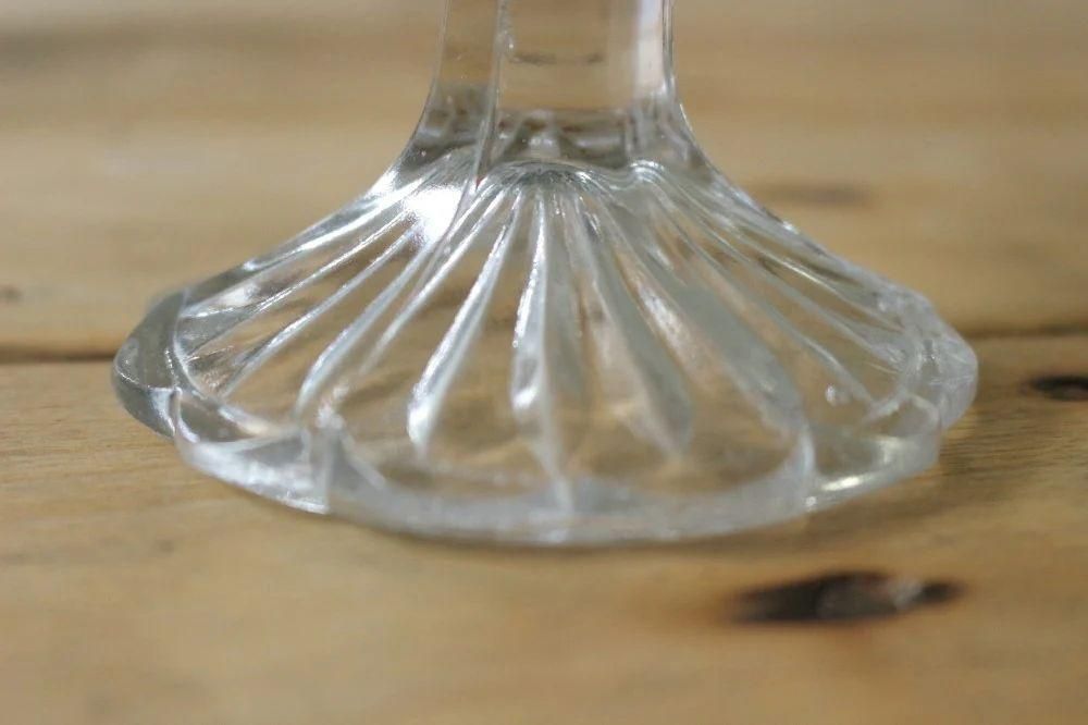 イギリスアンティークガラスコンポート 直径18cm