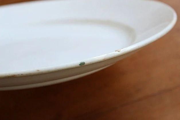 サンタマン窯 白い器 フランスアンティーク食器