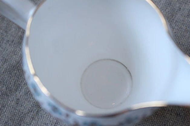 イギリスアンティーク 花模様 ミルク&シュガーセット