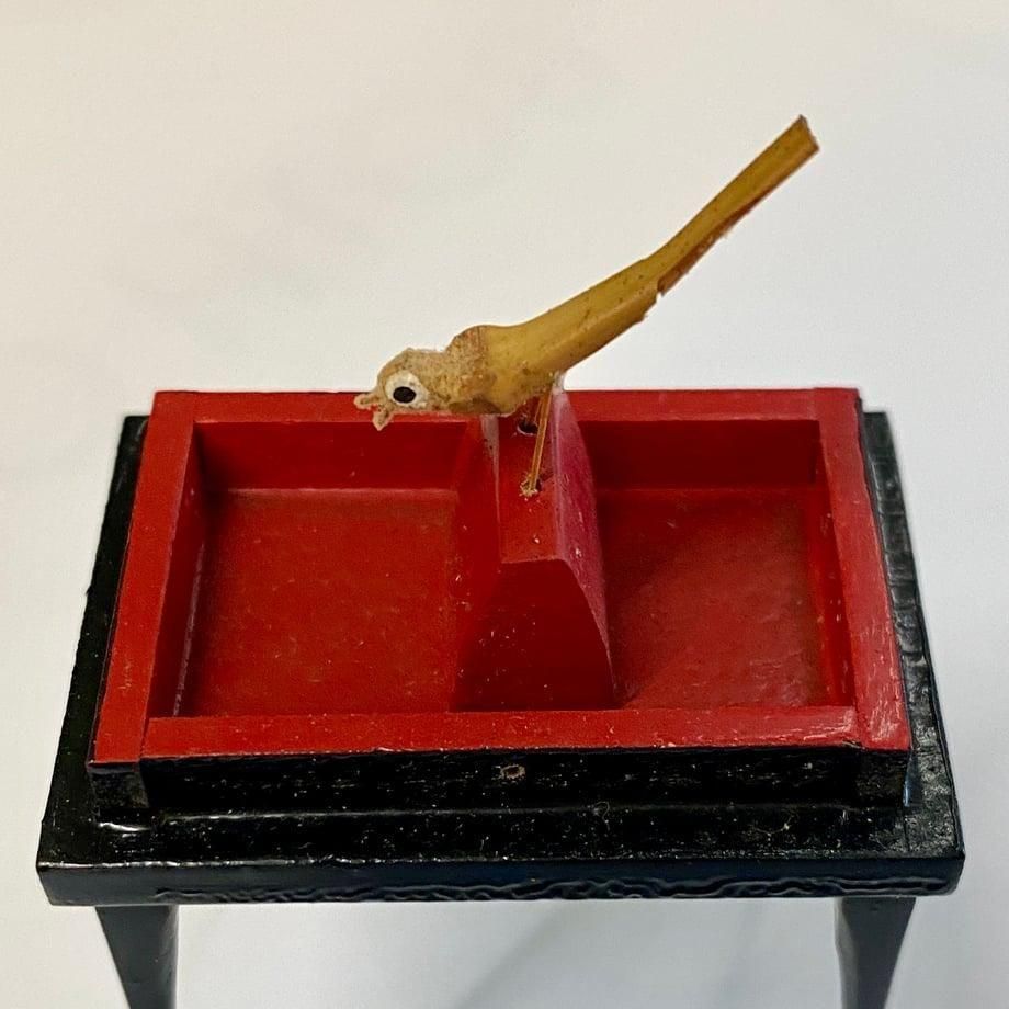 竹製 ミニチュア鳥かご 御殿籠 メジロ籠