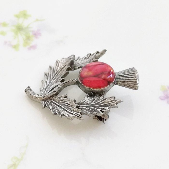 【匿名配送】  シルバー　ブローチ　❤︎ Beau Sterling-シルバー925-デュオ・ローズ・ブローチ – アンティーク