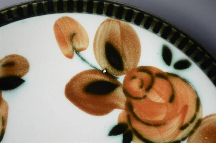 32 BOCH（ボッホ）アンティーク・ヴィンテージプレート　2枚セット　ドット柄 32 BOCH（ボッホ）アンティーク・ヴィンテージプレート 2枚