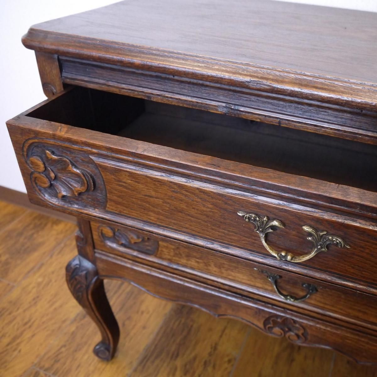 フレンチアンティーク オーク 2段チェスト フレンチアンティーク オーク 2段チェスト