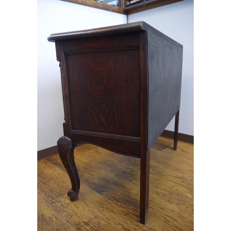 フレンチアンティーク オーク 2段チェスト