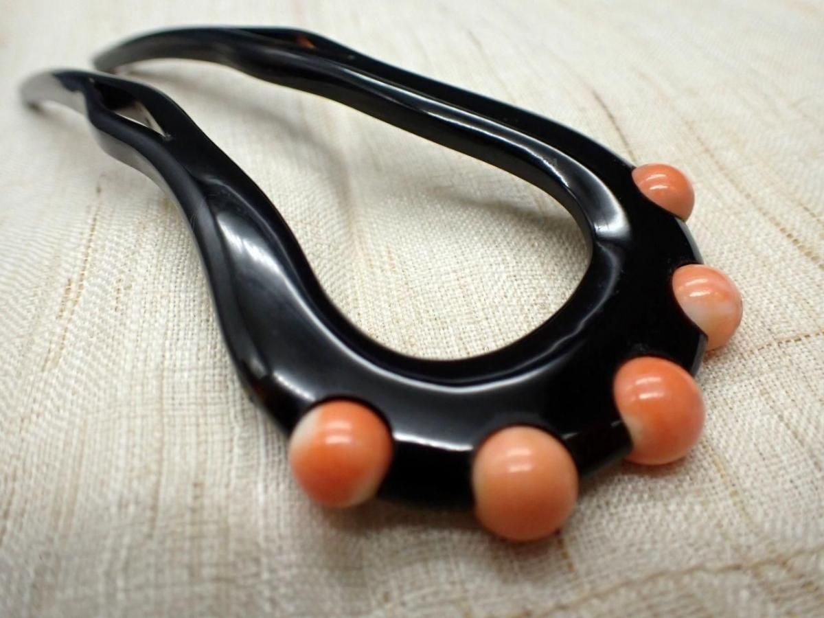 希少 本べっ甲帆船ブローチ