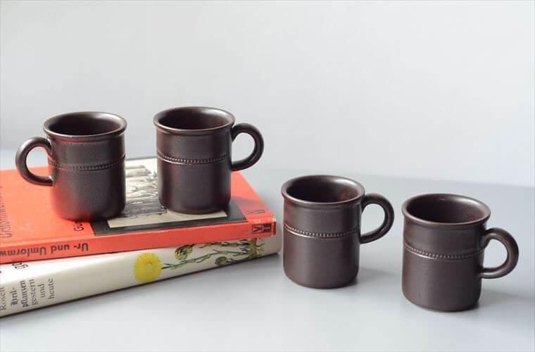 ホガナス デミタスカップ 4個セット 北欧ヴィンテージ