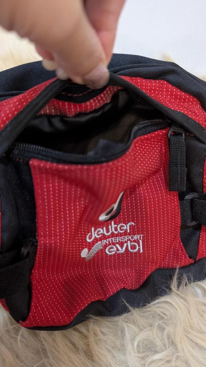  ɥȥݡɥå Deuter Bum Tasche Transport Hänkel Tasche gebrauchte Trage red ֡