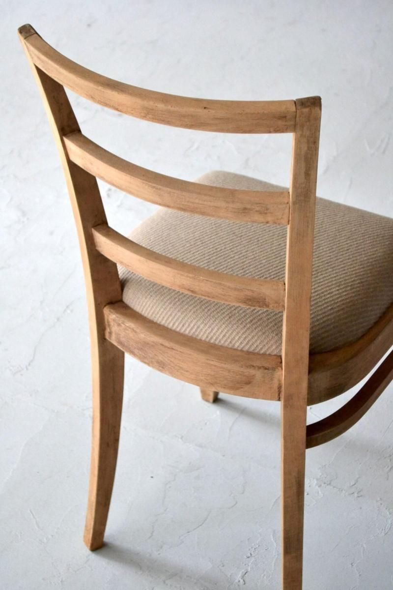 フランスアンティーク　アールデコ　装飾　アンティーク　オーク材　木味の良い椅子 アールデコ 木製チェア フランス製 ヴィンテージ