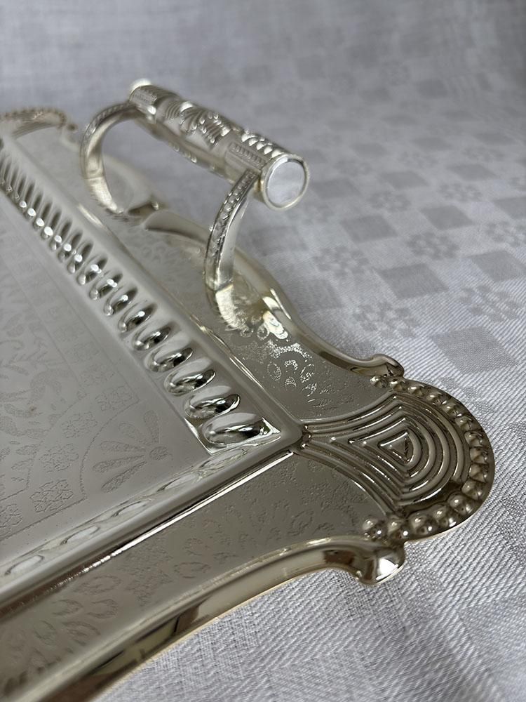 ヴィンテージ 大型トレー ハンドル付き