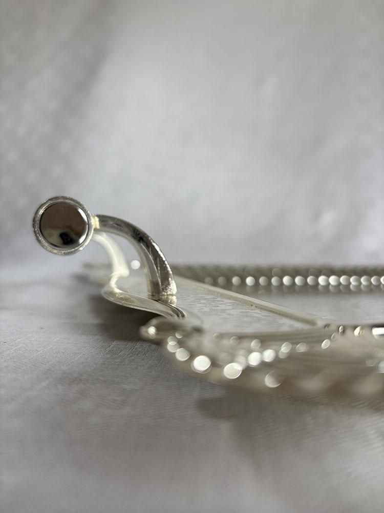 ヴィンテージ 大型トレー ハンドル付き