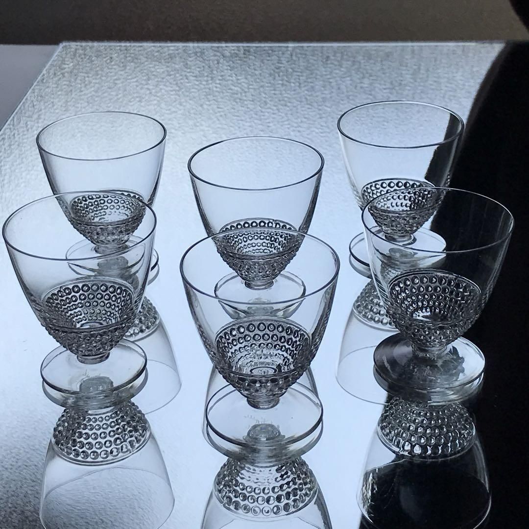 ラリック ニッポン リキュールグラス 6個セット アンティーク