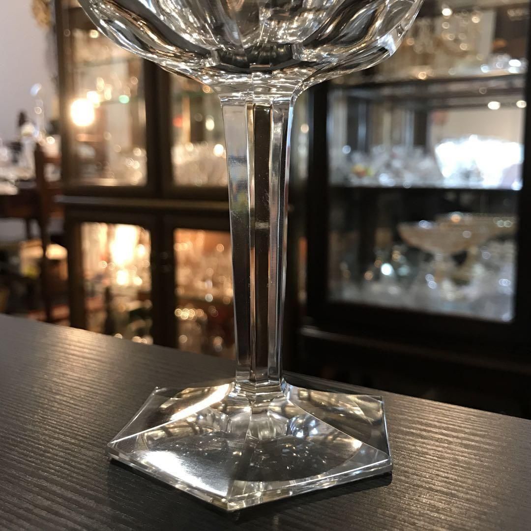 アンティーク バカラ マルメゾン シャンパングラス ペア