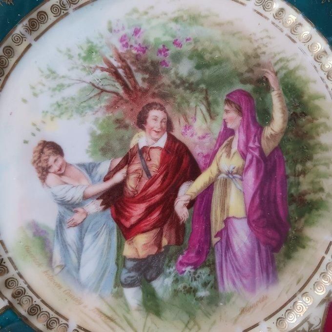 ロイヤルヴィエナ　プレート　アンティーク ロイヤルヴィエナ プレート アンティーク Royal Vienna Plate In