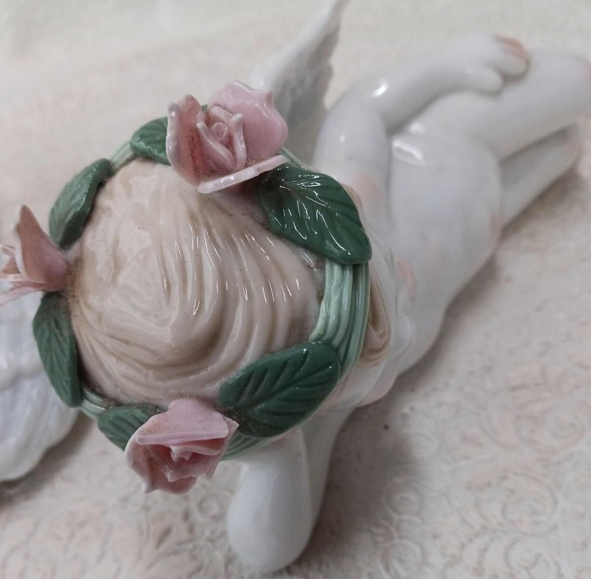 フランス アンティーク 天使の置物2個セット