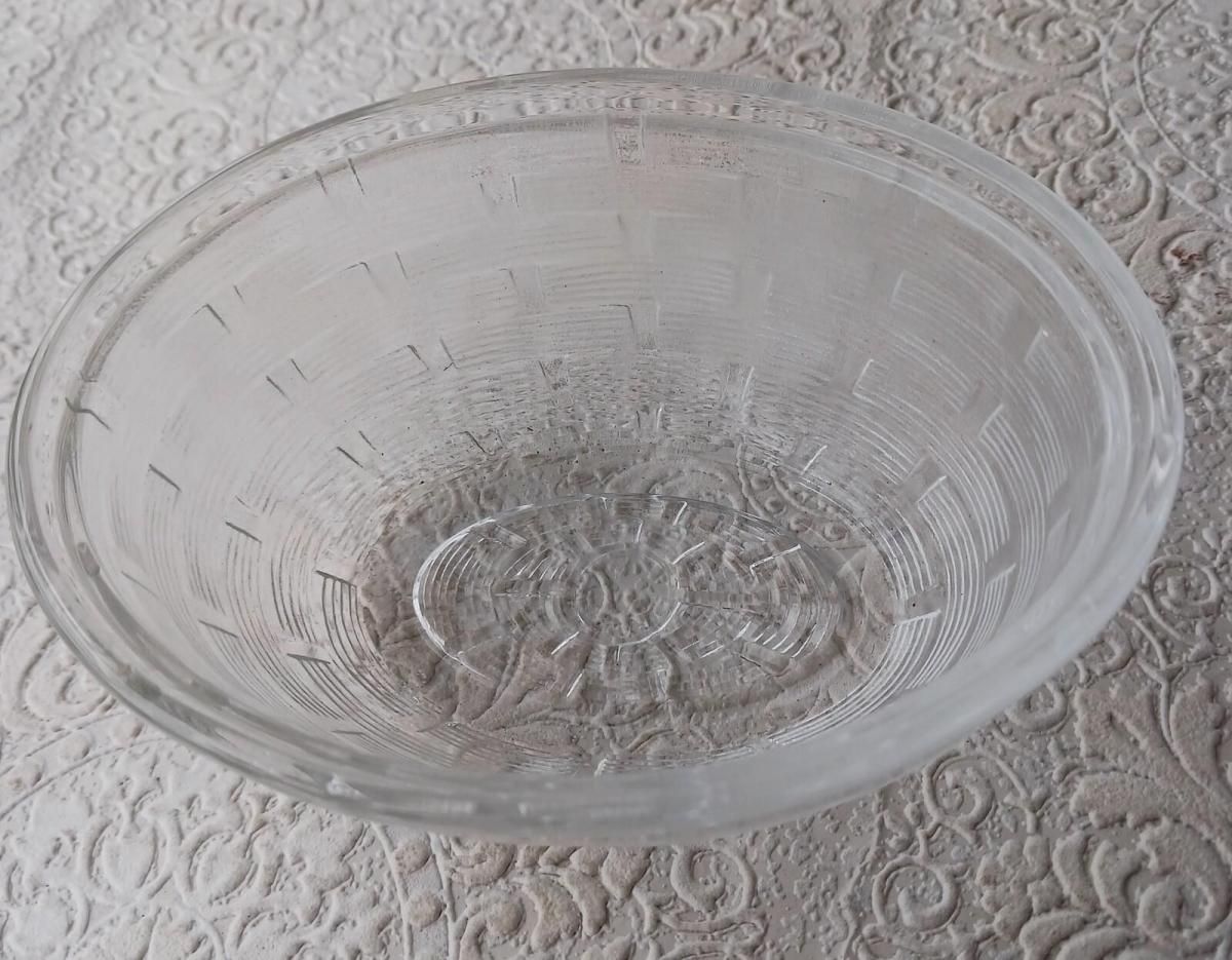 フランスヴィンテージ ニワトリ型ガラスキャンディーポット