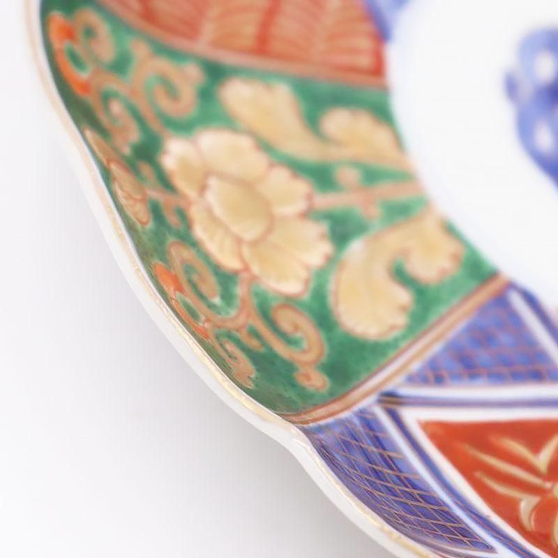 伊万里 色絵 中皿 七寸半 アンティーク 和食器