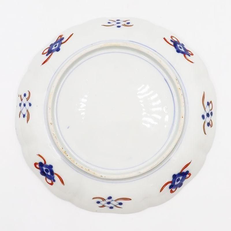 伊万里 色絵 中皿 七寸半 アンティーク 和食器