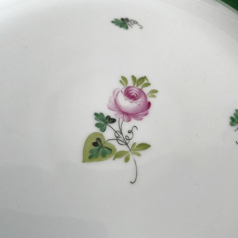 ヘレンド　ウィーンのバラ　ケーキ皿 ヘレンド ケーキ皿 ウィーンの薔薇 持ち手付き