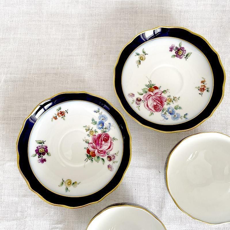 アンティーク フッチェンロイター ティーカップ バラ大輪