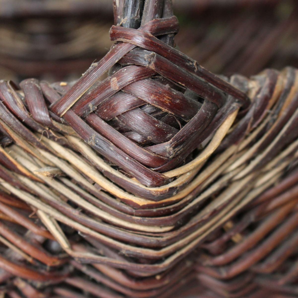 フランス手編みパニエ 柳のバスケット ヴィンテージ