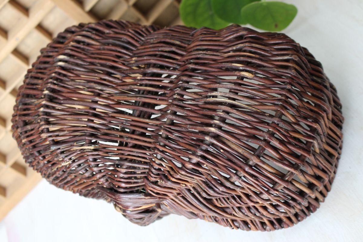 フランス手編みパニエ 柳のバスケット ヴィンテージ