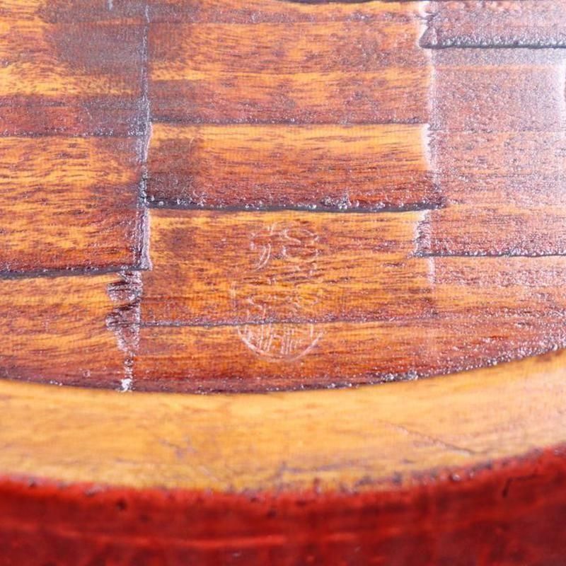 後藤塗り 朱赤おひつ 昭和初期 木製アンティーク